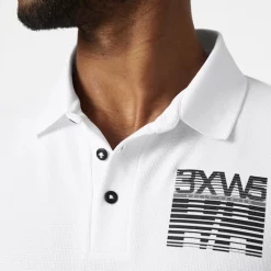 T-shirt Pour Homme Helly Hansen HP Racing Polo White SS22 -Équipement outdoor boutique t shirt pour homme helly hansen hp racing polo white ss22 162860 650x650 g4