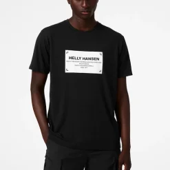 T-shirt Pour Homme Helly Hansen Move T-Shirt Black -Équipement outdoor boutique t shirt pour homme helly hansen move t shirt black 162967 650x650 g3