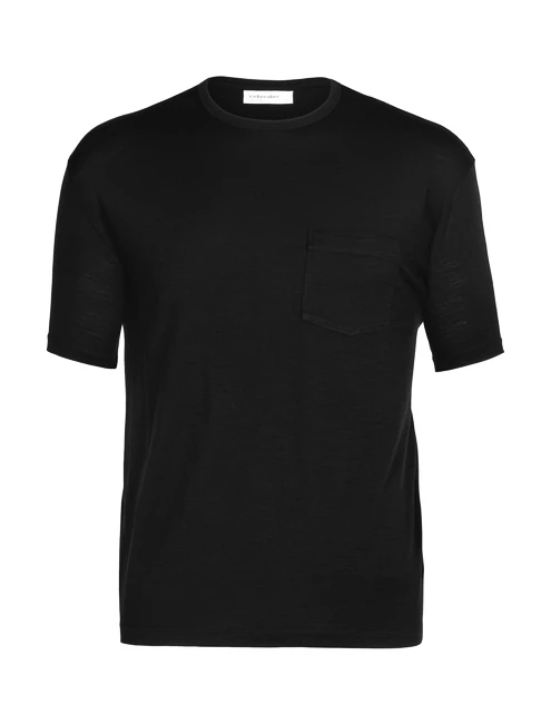 T-shirt Pour Homme Icebreaker Granary SS Pocket Tee Black SS22 3 T-shirt Pour Homme Icebreaker Granary SS Pocket Tee Black SS22
