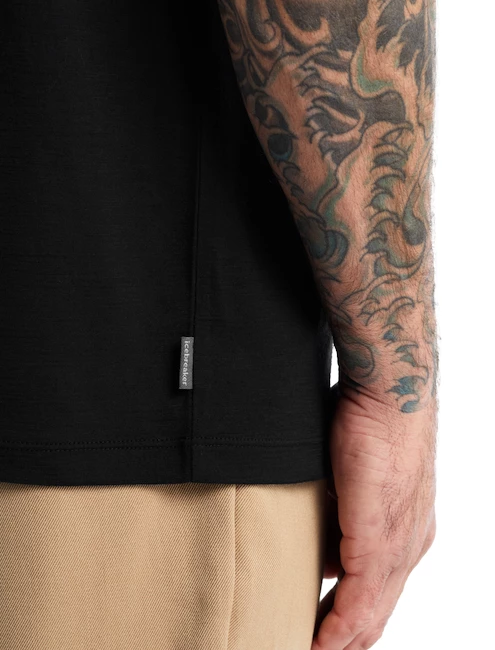 T-shirt Pour Homme Icebreaker Granary SS Pocket Tee Black SS22 7 T-shirt Pour Homme Icebreaker Granary SS Pocket Tee Black SS22 – Image 5