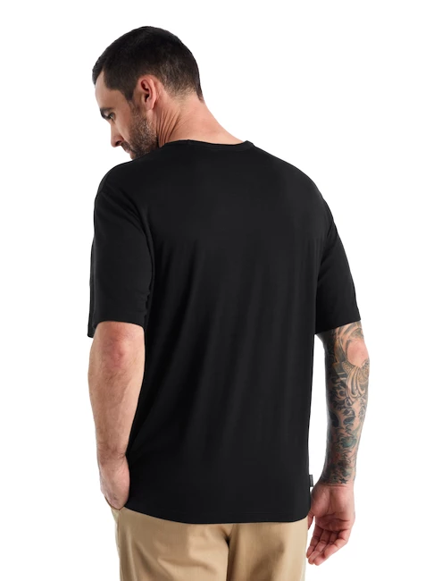 T-shirt Pour Homme Icebreaker Granary SS Pocket Tee Black SS22 8 T-shirt Pour Homme Icebreaker Granary SS Pocket Tee Black SS22 – Image 6