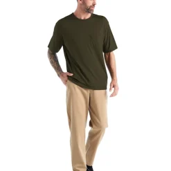 T-shirt Pour Homme Icebreaker Granary SS Pocket Tee Loden SS22 -Équipement outdoor boutique t shirt pour homme icebreaker granary ss pocket tee loden ss22 167406 650x650 g3