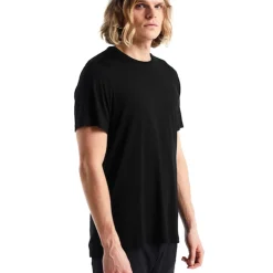 T-shirt Pour Homme Icebreaker Sphere II SS Black SS22 -Équipement outdoor boutique t shirt pour homme icebreaker sphere ii ss black ss22 167419 650x650 g0