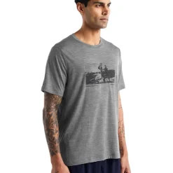 T-shirt Pour Homme Icebreaker Tech Lite II SS Tee Natural Run Club Metro SS22 -Équipement outdoor boutique t shirt pour homme icebreaker tech lite ii ss tee natural run club metro ss22 167391 650x650 g5