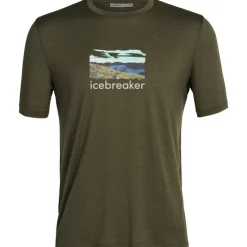 T-shirt Pour Homme Icebreaker Tech Lite II SS Tee Trailhead Loden SS22