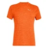 T-shirt Pour Homme Salewa Puez Melange Dry Red Orange Melange FW22