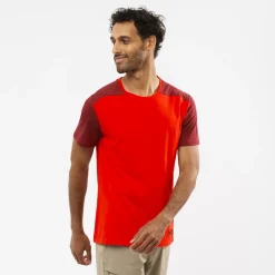 T-shirt Pour Homme Salomon Essential Colorblock Fiery Red SS22 14 T-shirt Pour Homme Salomon Essential Colorblock Fiery Red SS22 -Équipement outdoor boutique t shirt pour homme salomon essential colorblock fiery red ss22 162418 650x650 g3