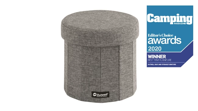 Tabouret Pliant Outwell Dawlish Low Seat & Storage Grey Melange SS22 3 Tabouret Pliant Outwell Dawlish Low Seat & Storage Grey Melange SS22